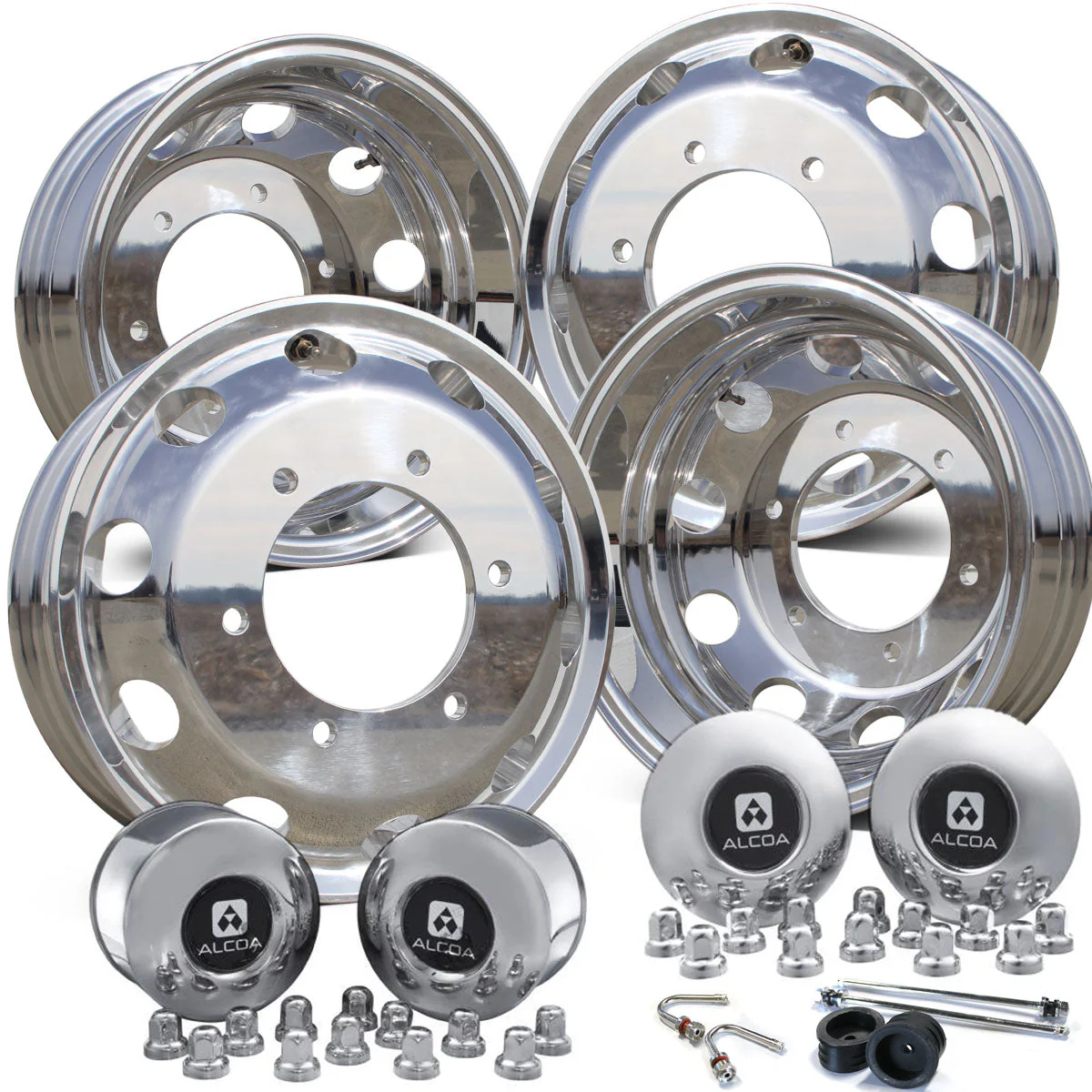 16x5.5 Northstar Sprinter 3500 Mirror Polish 4 Wheel Package - Image 5