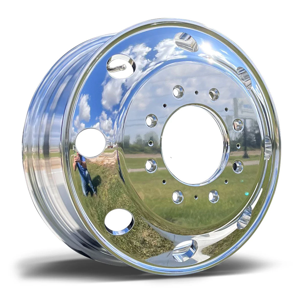 17.0x6.00 Northstar Mirror Polished Both Sides Ford F350 DRW 8X200m Kit (2005-Present) - Image 3