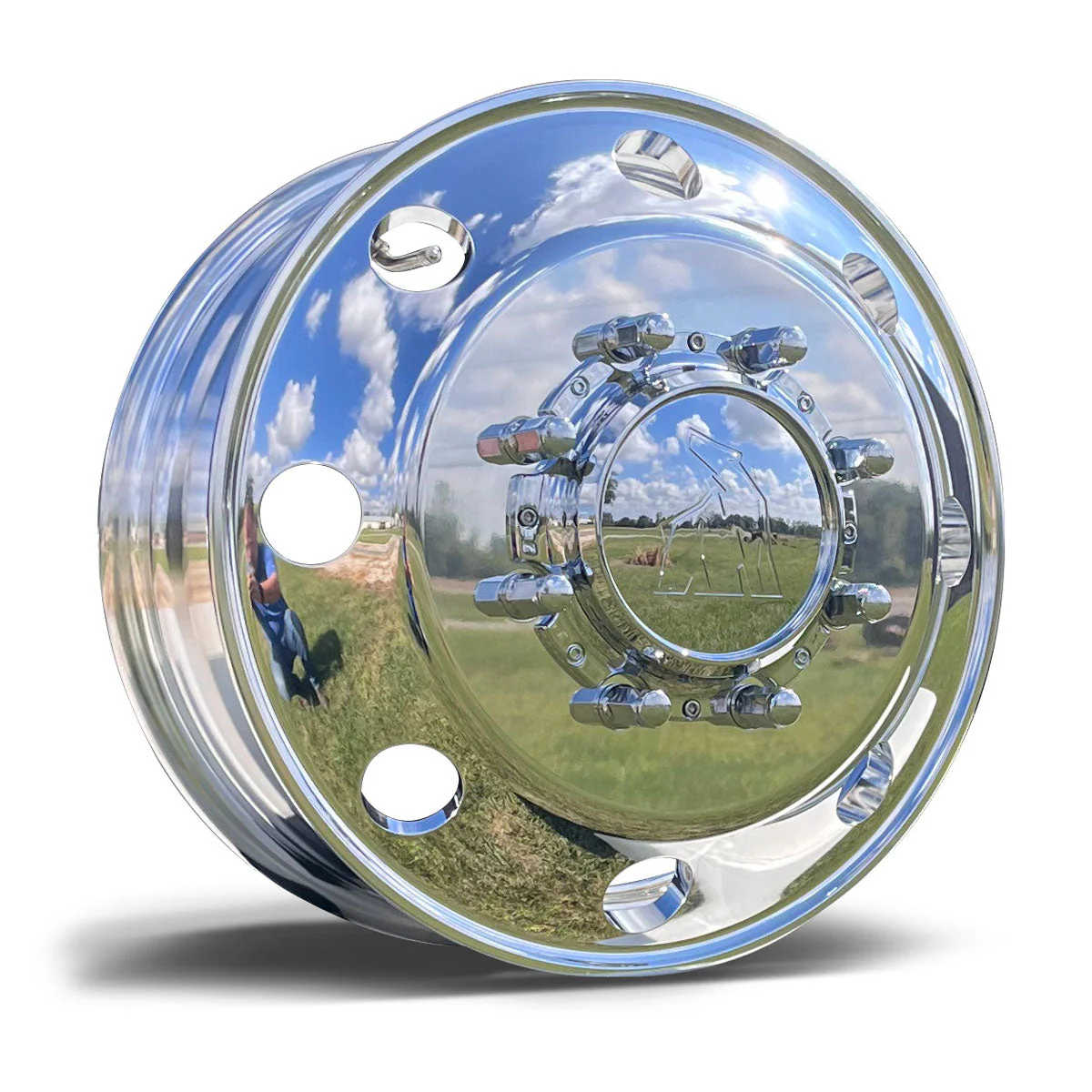 17.0x6.00 Northstar Mirror Polished Both Sides Ford F350 DRW 8X200m Kit (2005-Present) - Image 5