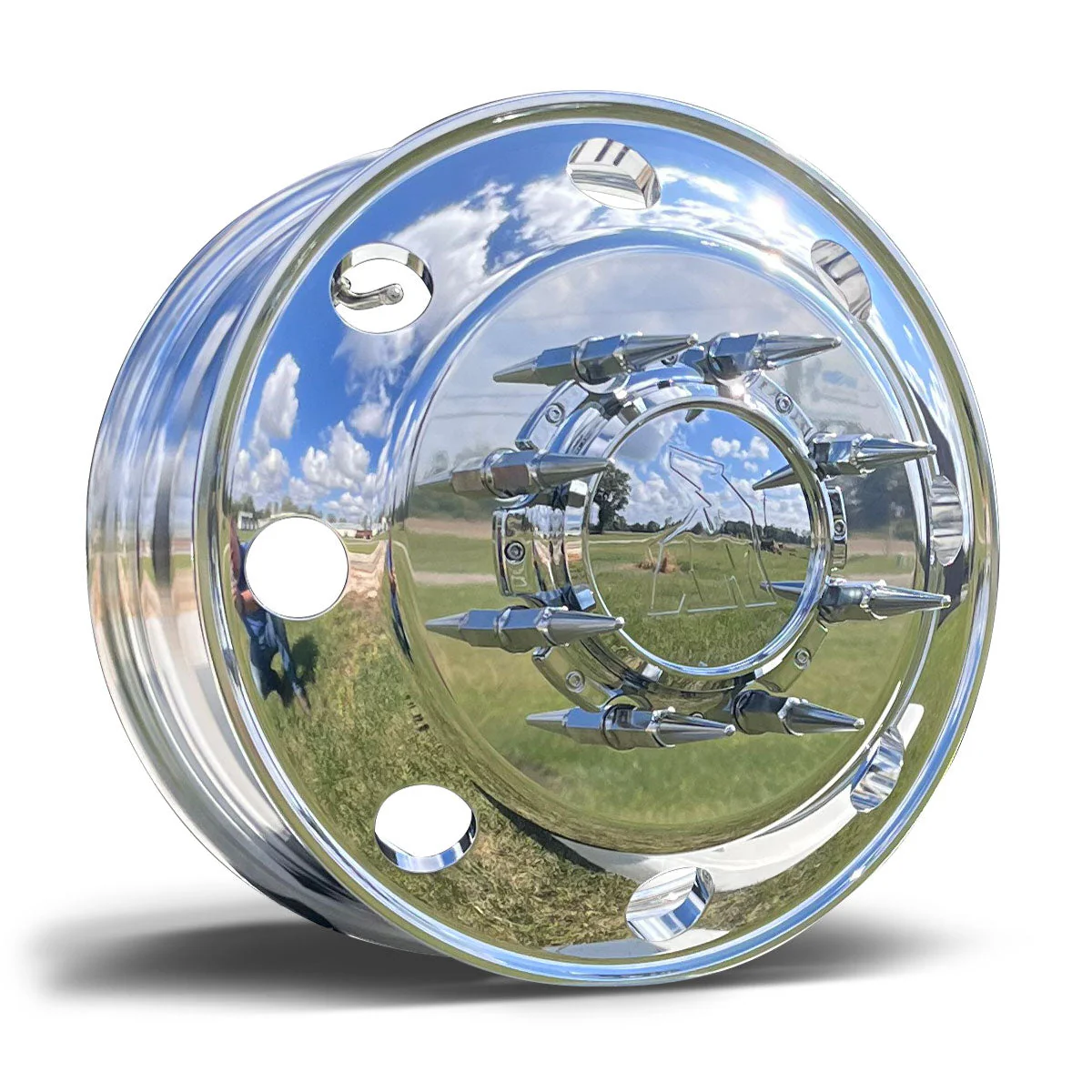 17.0x6.00 Northstar Mirror Polished Both Sides Ford F350 DRW 8X200m Kit (2005-Present) - Image 6