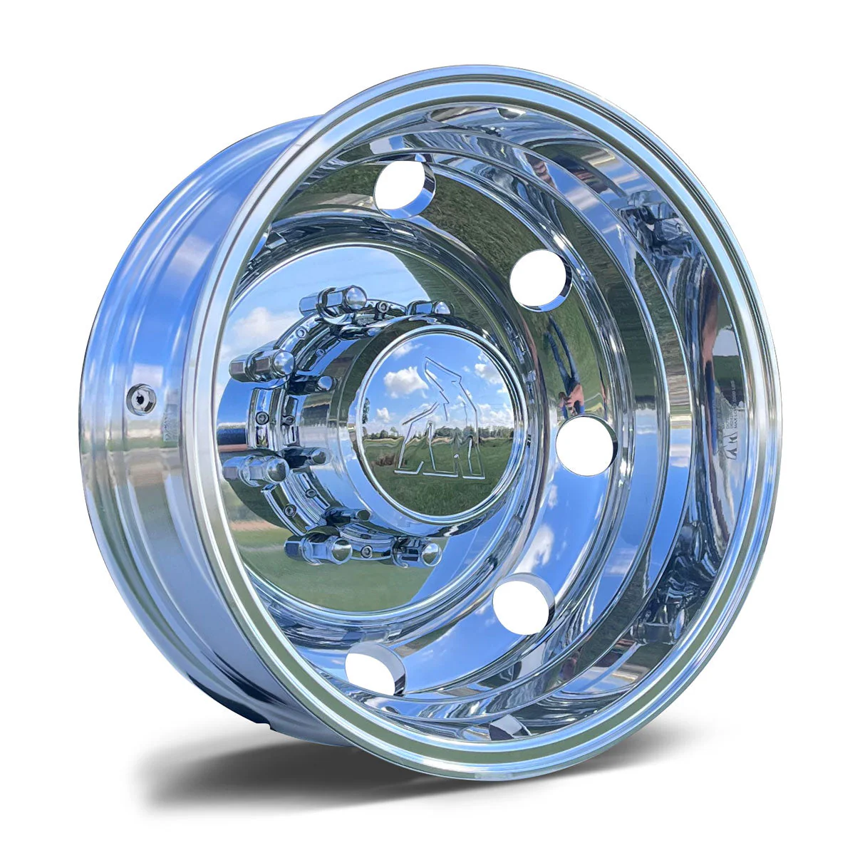 17.0x6.00 Northstar Mirror Polished Both Sides Ford F350 DRW 8X200m Kit (2005-Present) - Image 7
