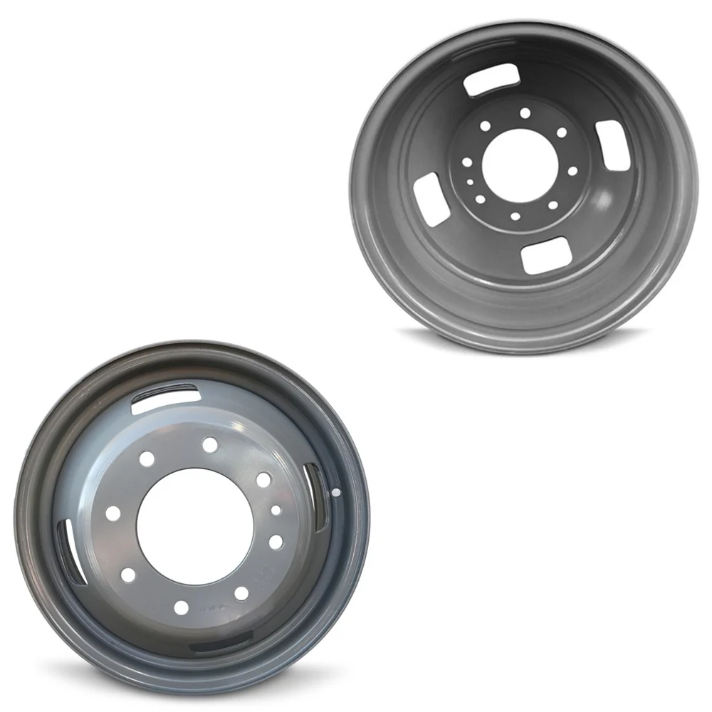 17x6.5 Road Ready RRW-10093 Grey 05-UP F-350 11-14 F-450 DUALLY Wheels 8x200 Pair (Fits Stock Tire Sizing)