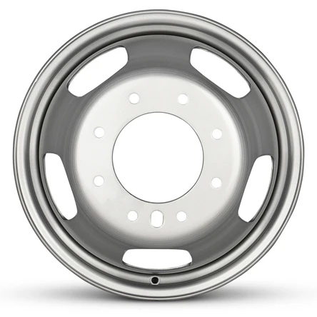 17x6 Road Roady RRW-02704 Silver 19-UP DODGE DUALLY Steel Wheels 8x200 Set of 6 (Fits Stock Tire Sizing)