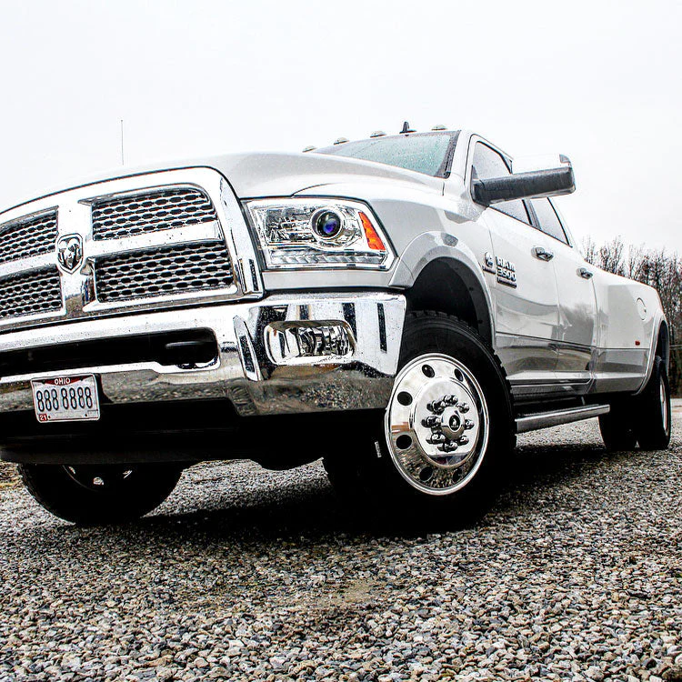 19.5x6.75 Northstar Mirror-Finished Aluminum Wheels Kit for 2012-2018 Ram 3500 DRW - Image 3