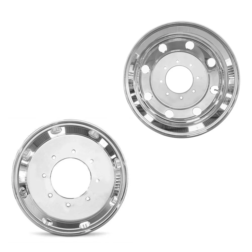 19.5x6 Road Ready RRW-3423 Polished 99-04 FORD DUALLY Wheels 8x225 Pair (Fits Stock Tire Sizing)