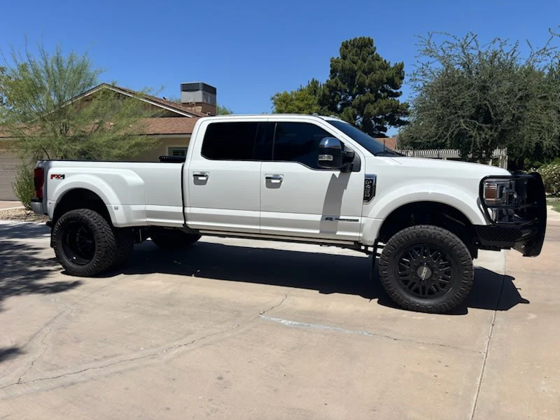 20x8.25 DDC Aftermath Black Milled 05-UP FORD 19-UP DODGE DUALLY Wheels 8x200 Set of 6 (Lug Nuts Included) Fits UP to 12.50 tire - Image 2