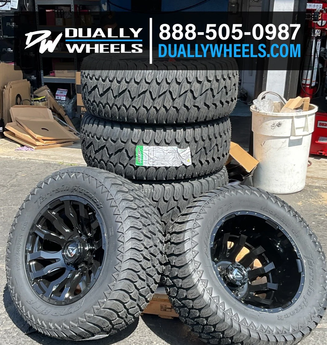20x9 Fuel Off-Road D675 Blitz Gloss Black 19-UP DODGE DUALLY SUPER SINGLE Wheels 8 Lug Set of 6 (Fits up to 12.50 tire) - Image 2