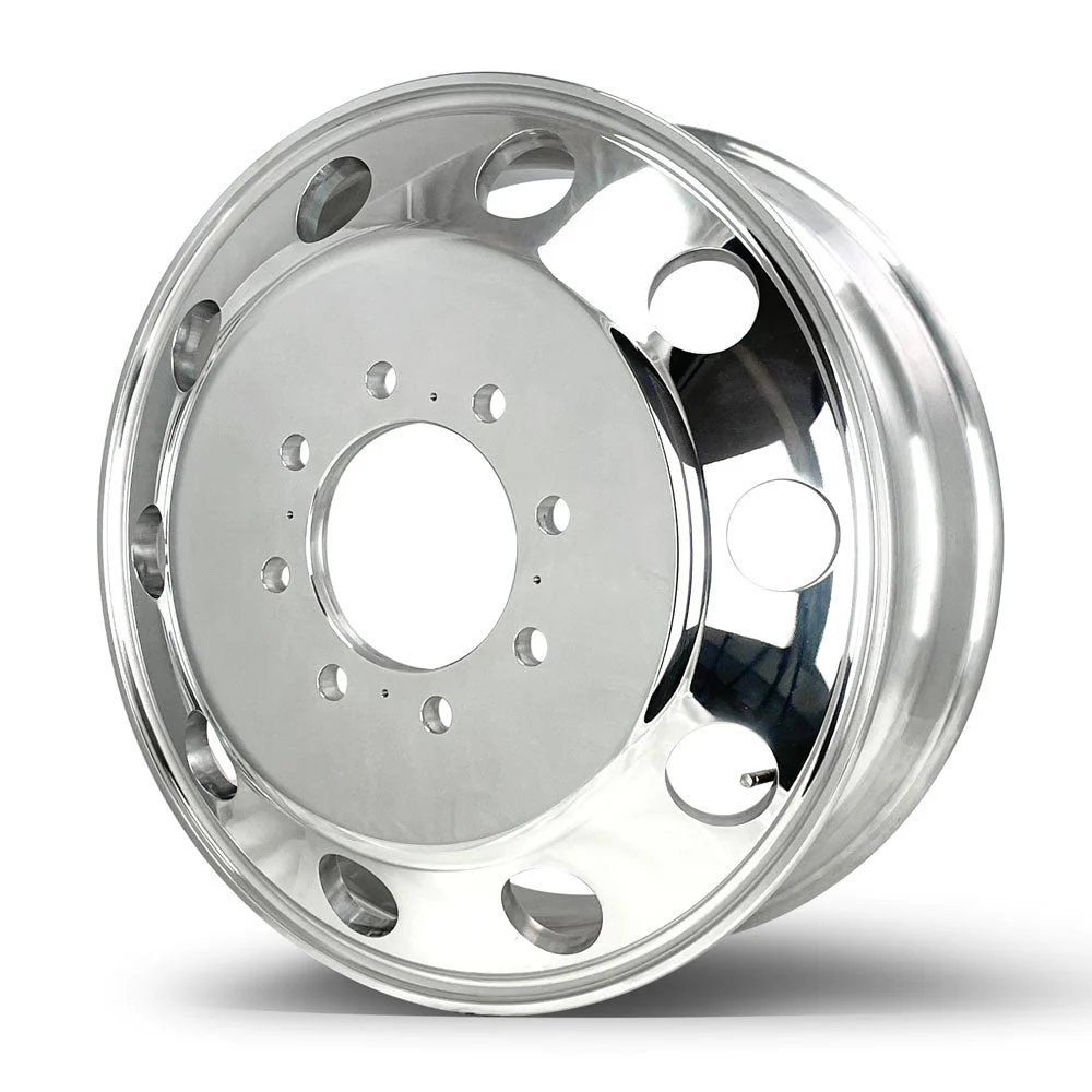 22.5 Aluminum Mirror Polished Chevy/GMC 3500 Wheel Kit (8x210mm) - Image 2