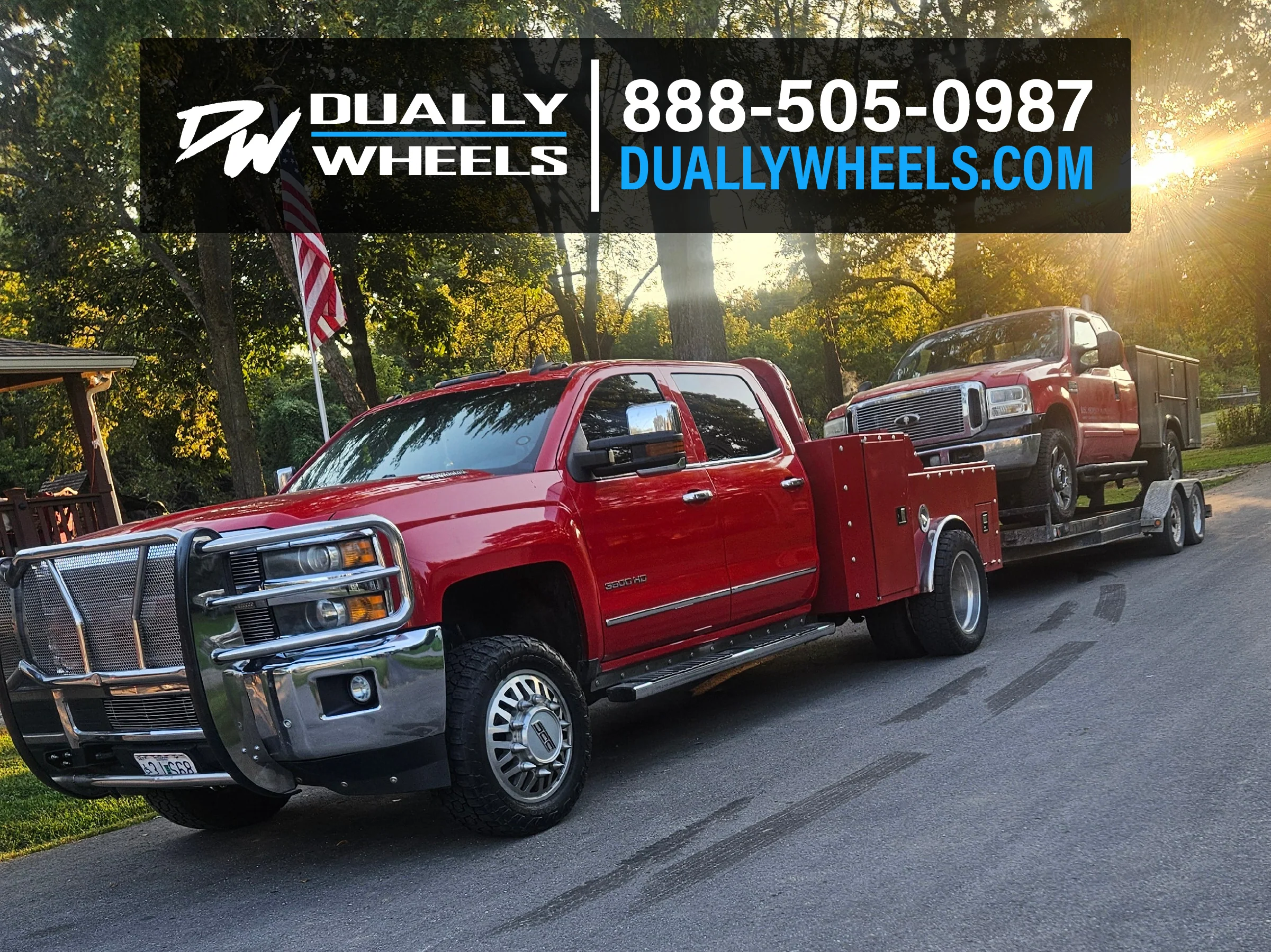 20x8.25 DDC Aftermath Polished PRE-11 GM PRE-19 DODGE Wheels 8x6.5 Set of 6 (Lug Nuts Included) Fits up to 12.50 tire - Image 3