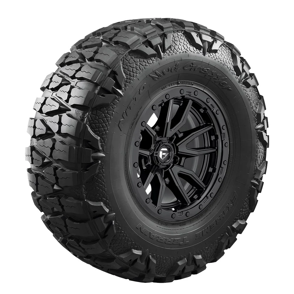 33x12.50R17/10 Nitto Mud Grappler Tires Set of 6