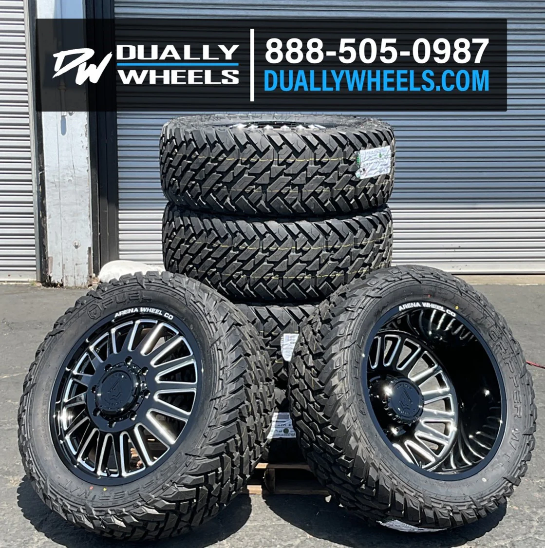 33x12.50R20/10 Fuel Off-Road Gripper M/T Tires Set of 6 - Image 2