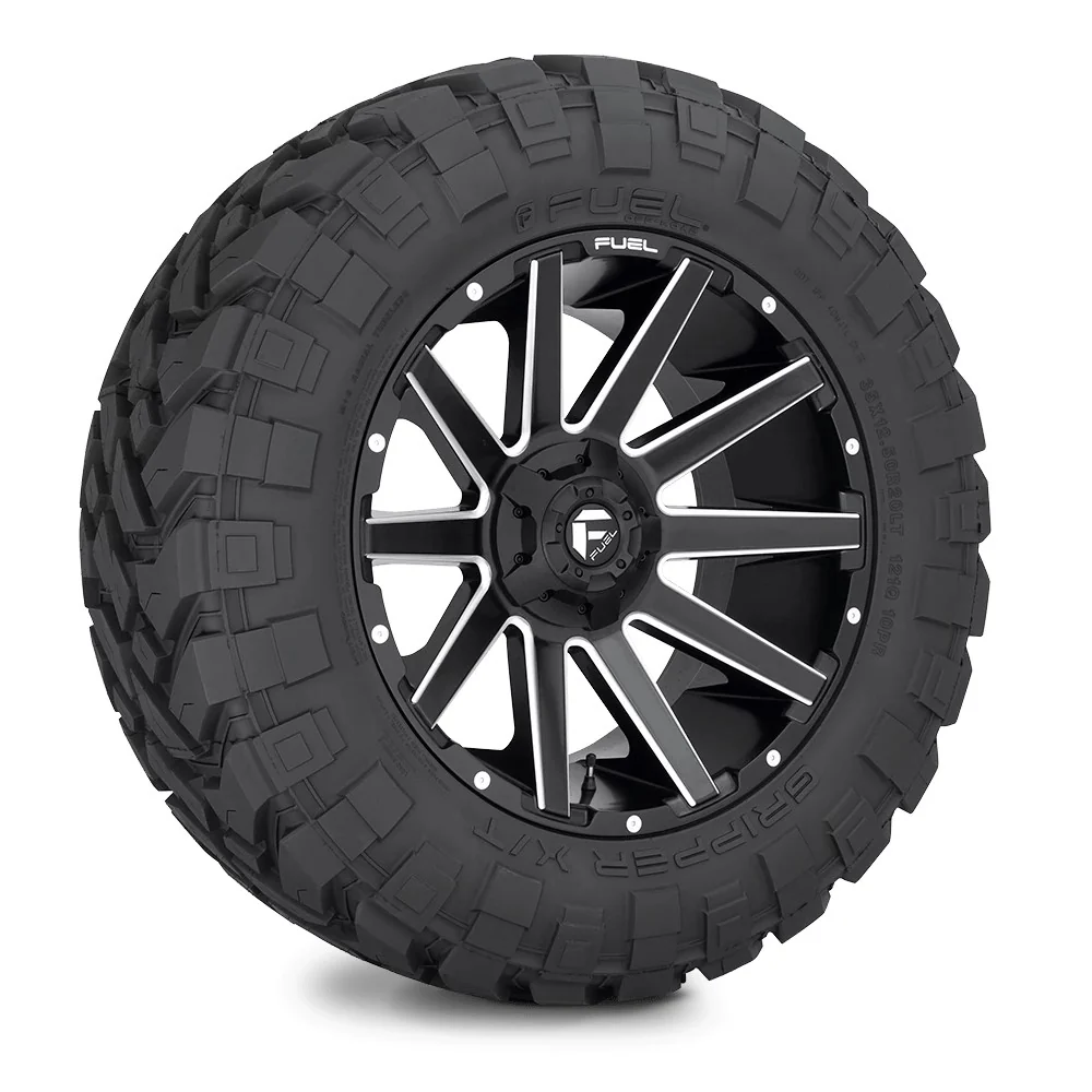 33x12.50R20/10 Fuel Off-Road Gripper X/T Tires Set of 6