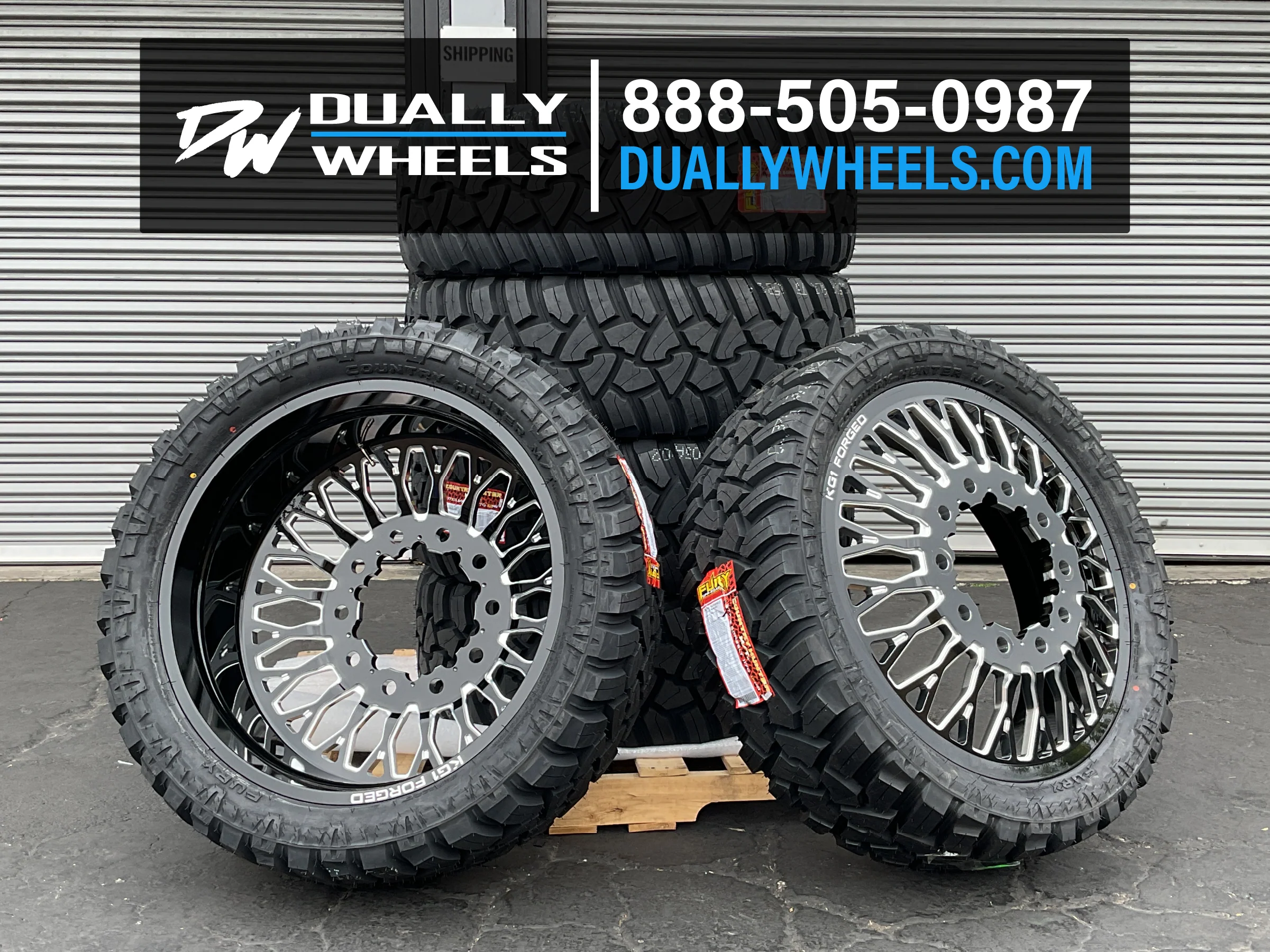 33x12.50R18LT/10 Fury Off-Road Country Hunter MTII Tires Set of 6 - Image 2