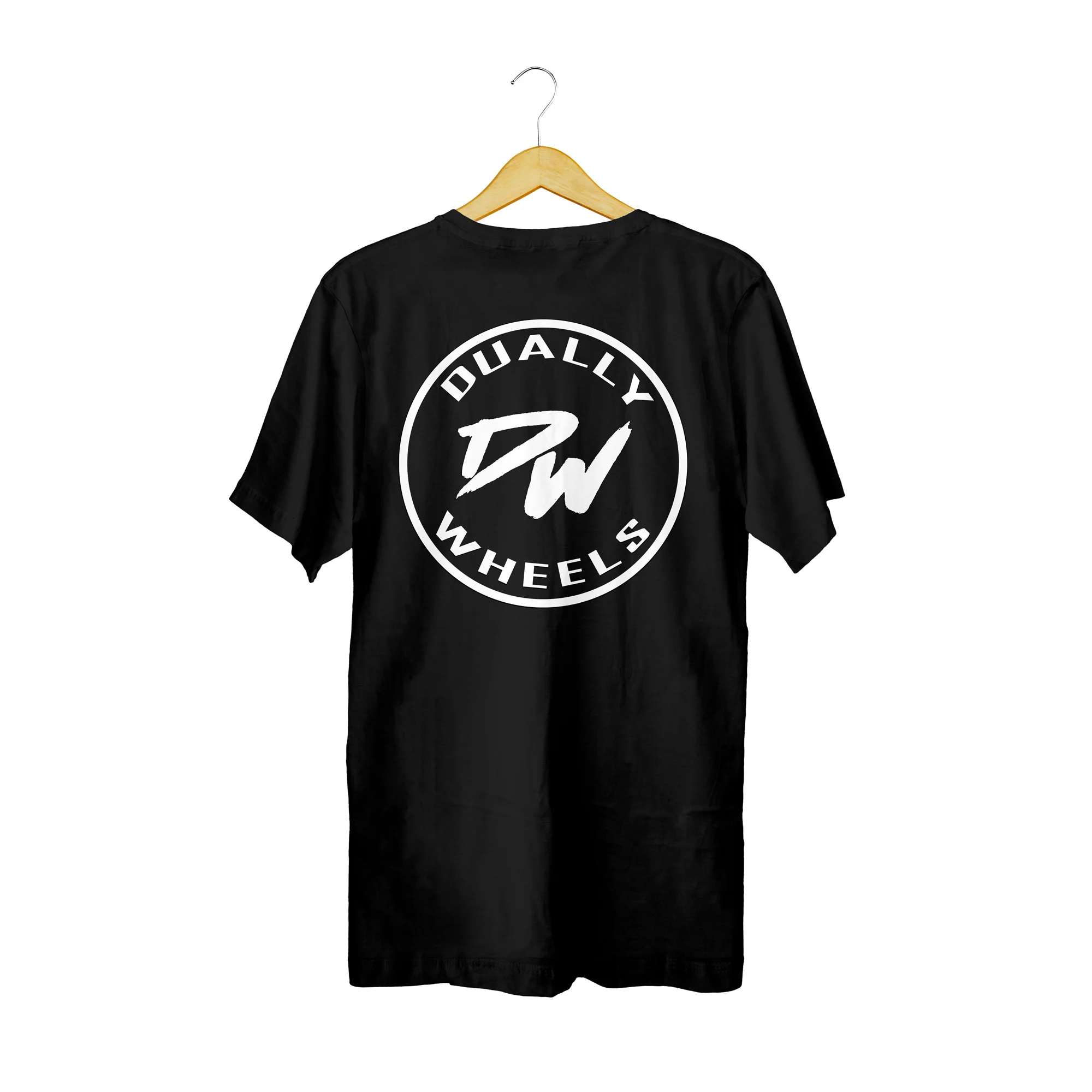 DuallyWheels.com Black Classic Logo T-Shirt (XXL)