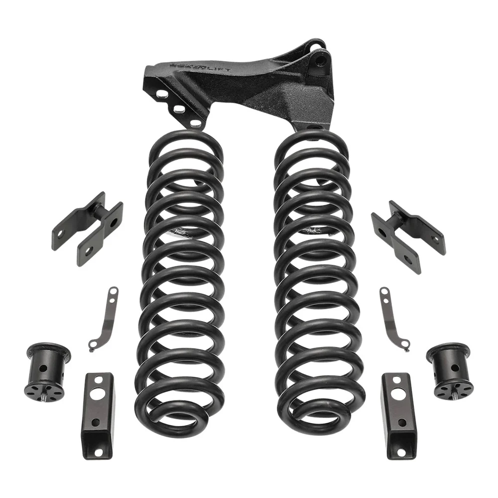 ReadyLIFT 2.5'' Coil Spring Front Lift Kit W/ Front Shock Extensions & Front Track Bar Bracket Fits Ford F350 Diesel 2011-2019