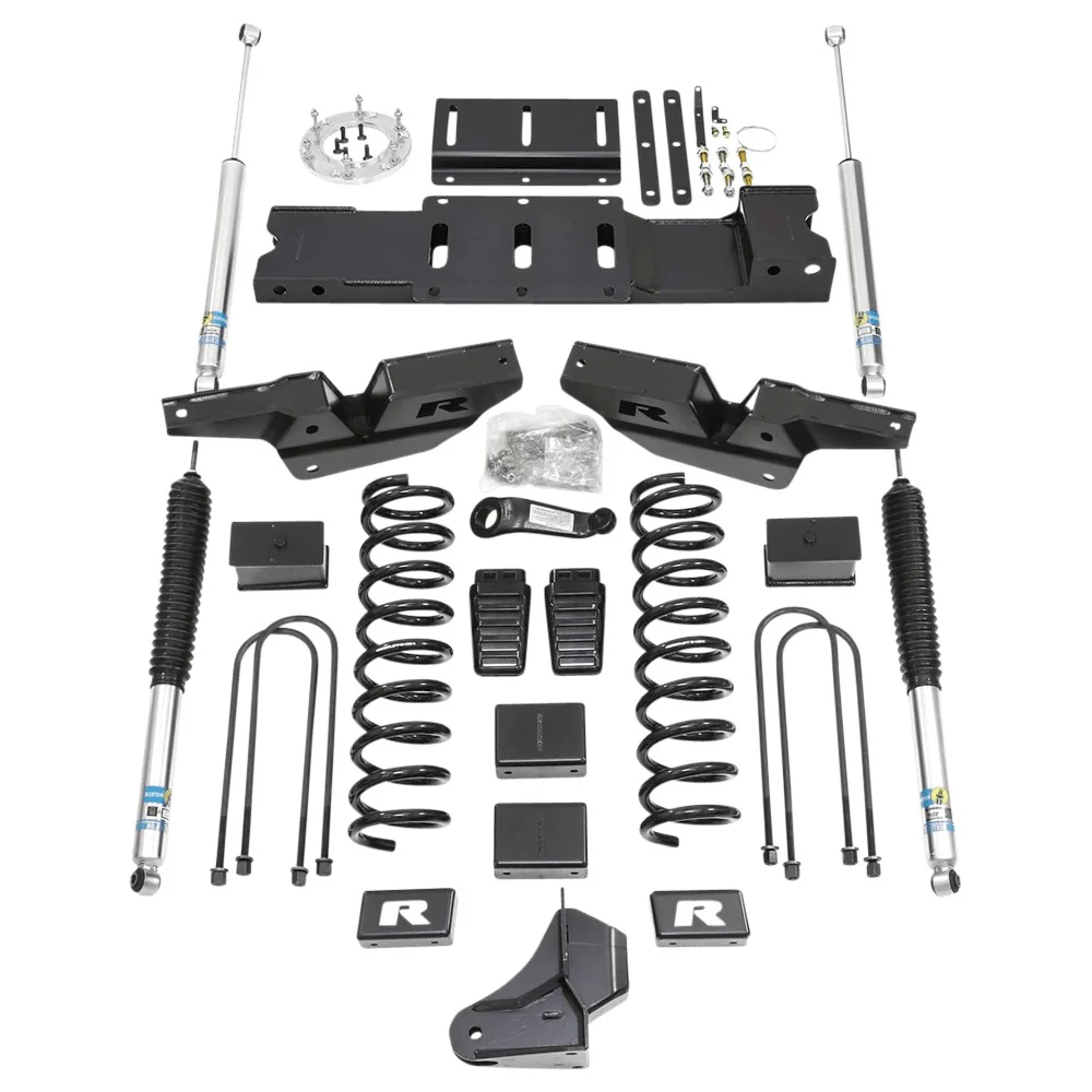 ReadyLIFT 6'' Lift Kit W/ Bilstein Shocks W/ Ring & Crossmember Standard Output Diesel Motor Fits Dodge/Ram 3500 2019-2024