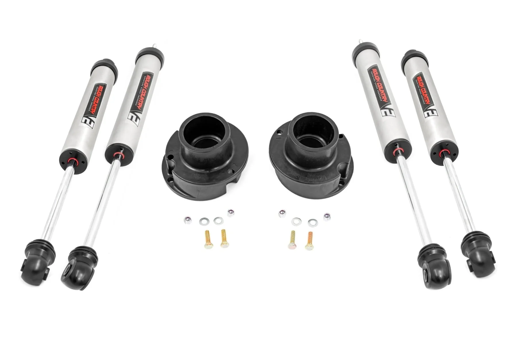 Rough Country 2.5 Inch Leveling Kit RR Leaf V2 Fits Dodge Ram 3500 4WD 2013-2024
