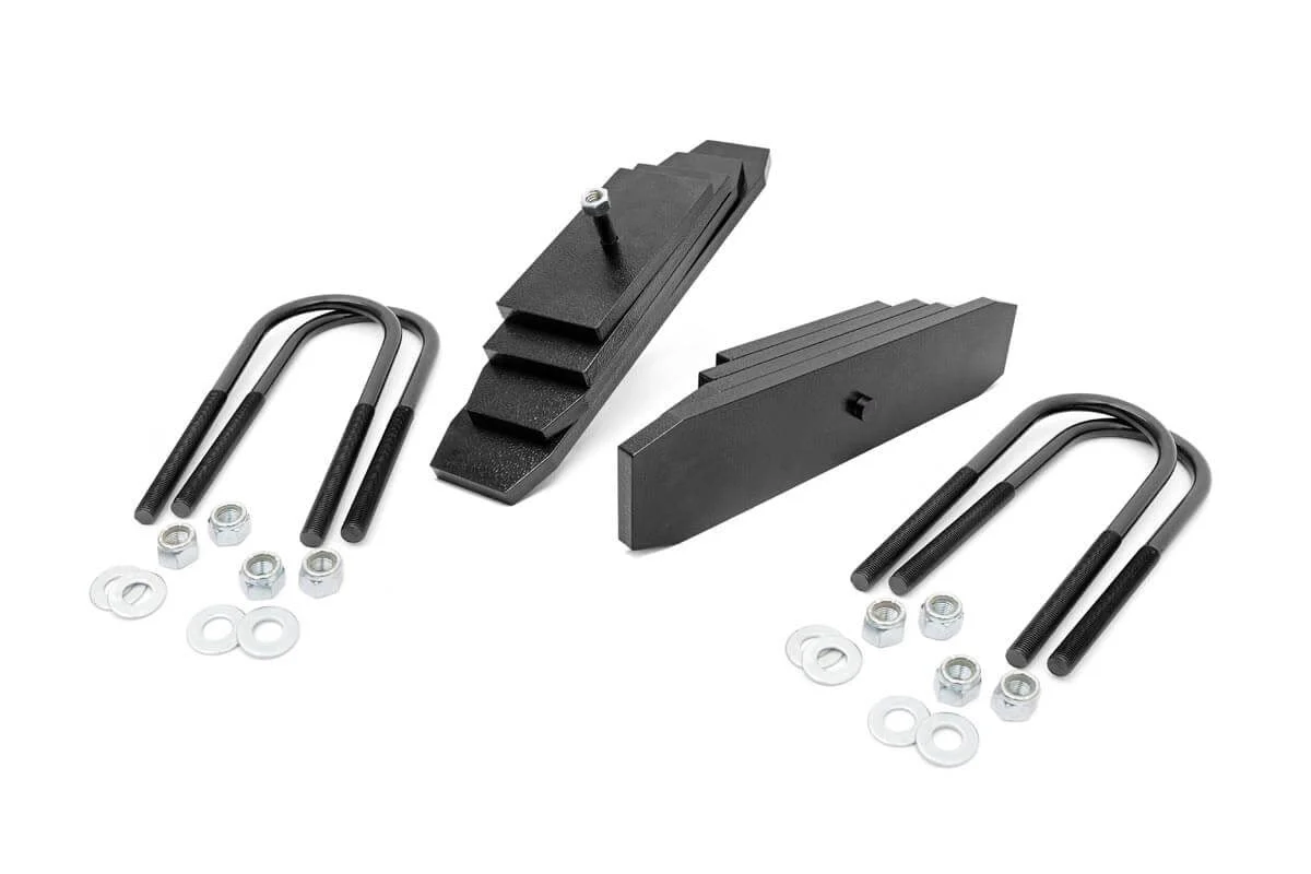 Rough Country 2 Inch Leveling Kit Leaf Block Fits Ford F-350 4WD 1999-2004