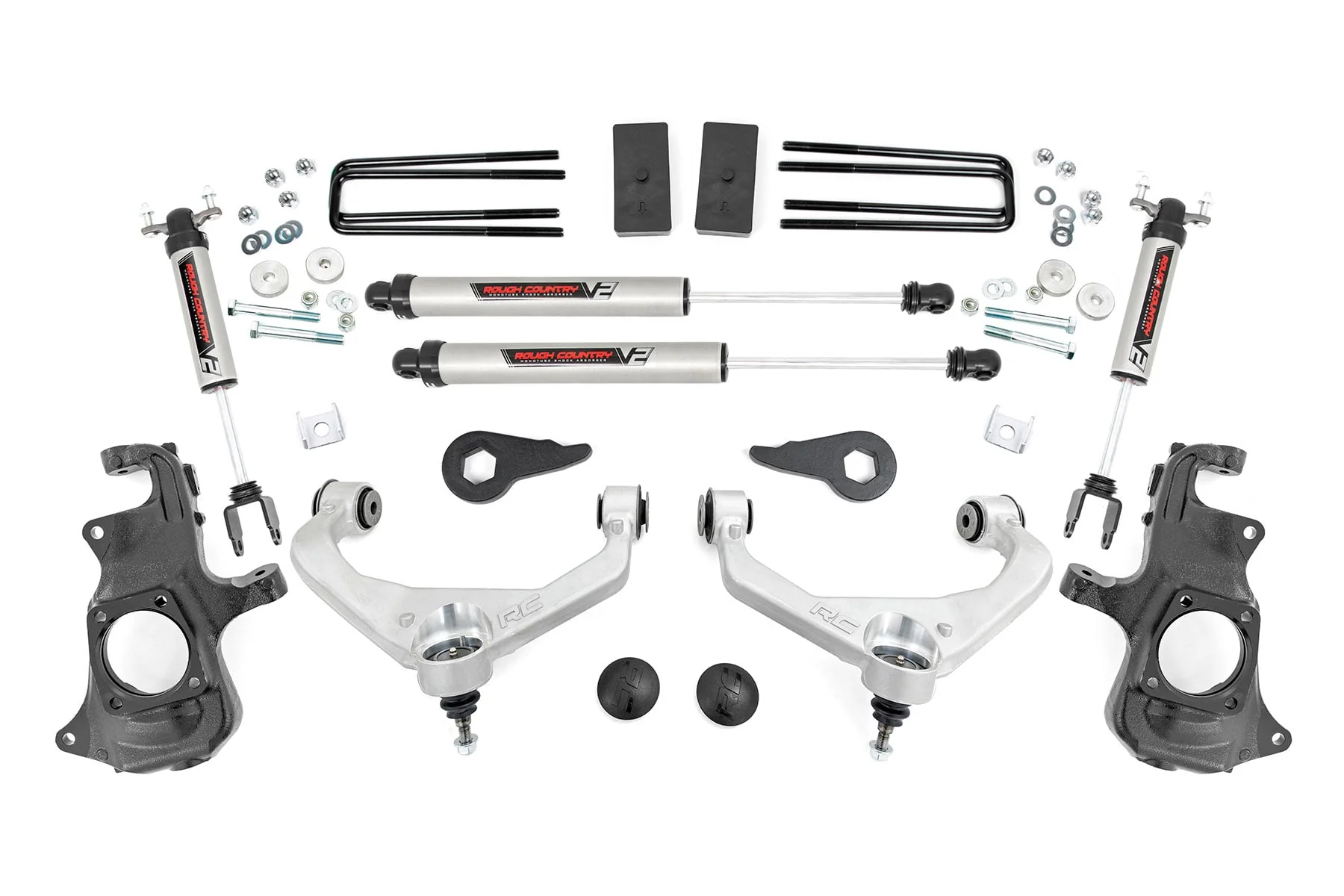 Rough Country 3.5 Inch Knuckle Lift Kit V2 Fits Chevrolet/GMC 3500 2/4WD 2011-2019