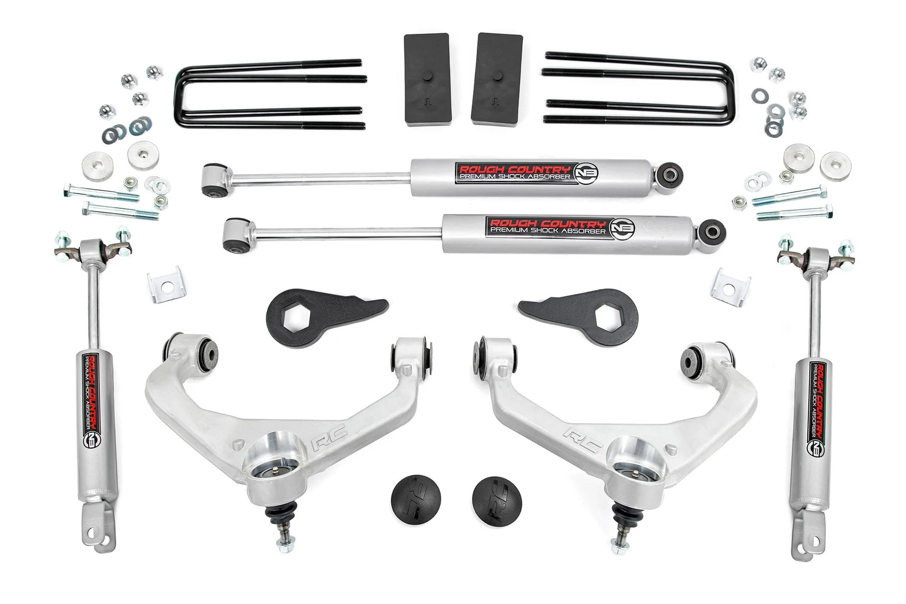 Rough Country 3.5 Inch Lift Kit / Fits Chevrolet/GMC 2/4WD 2011-2019