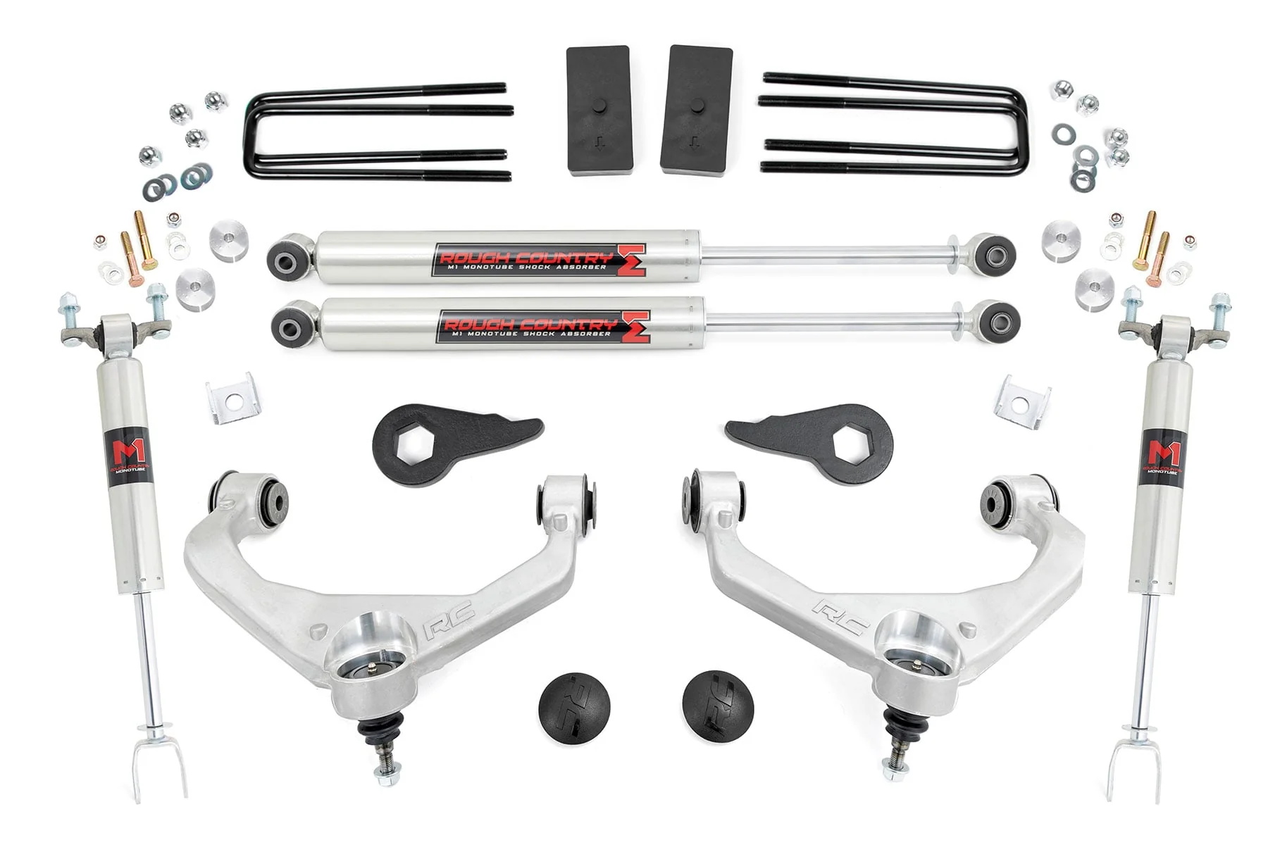 Rough Country 3.5 Inch Lift Kit M1 Fits Chevrolet/GMC 3500 2/4WD 2011-2019
