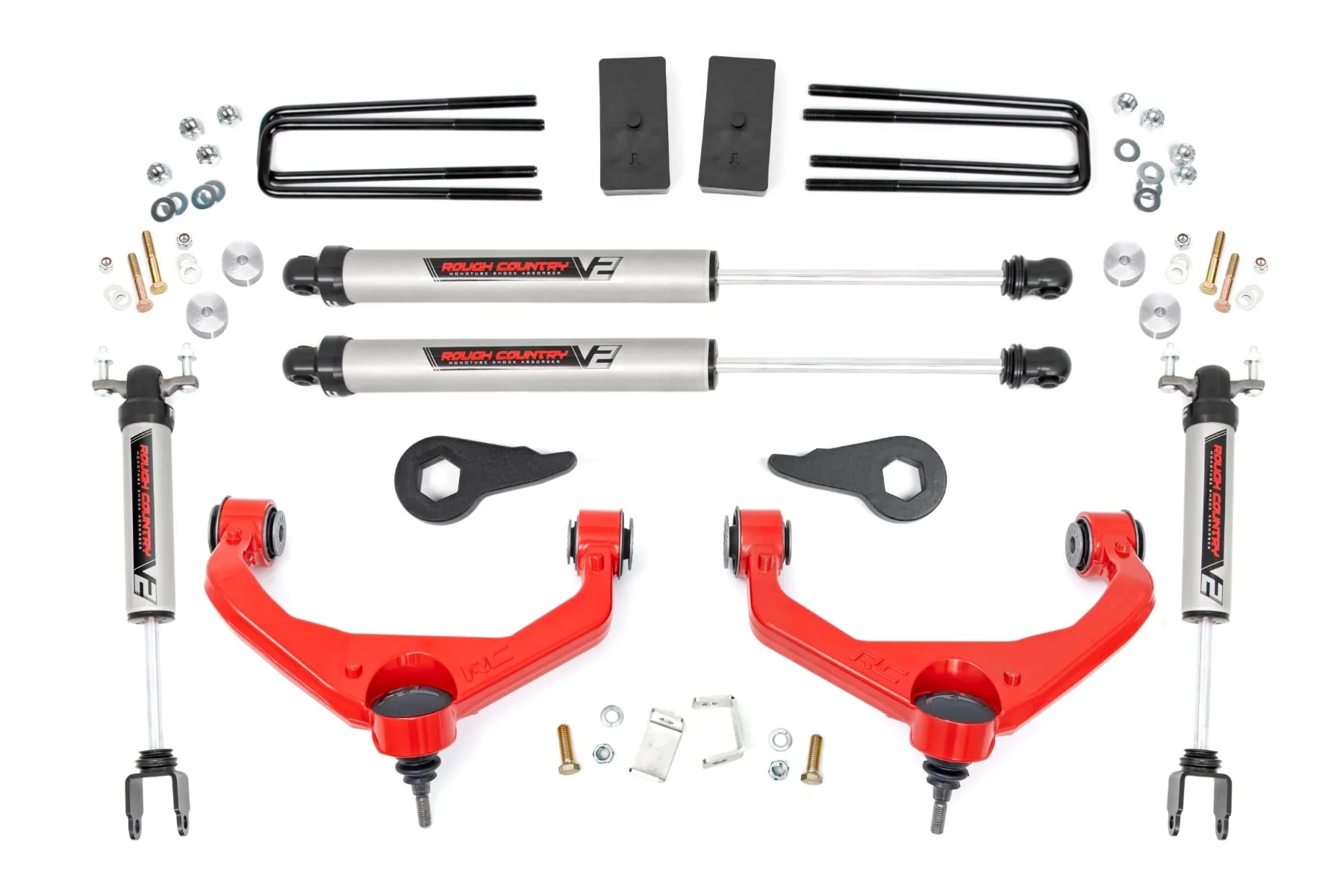Rough Country 3.5 Inch Lift Kit V2 Fits Chevrolet/GMC 3500 2/4WD 2011-2019