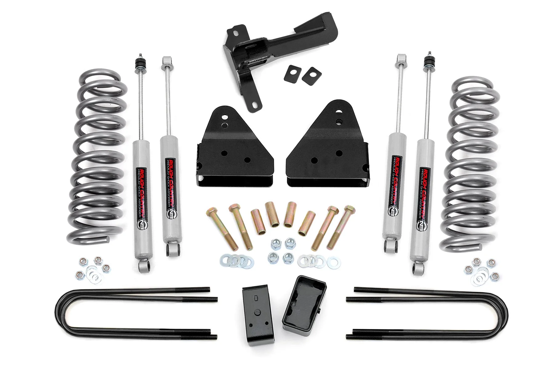 Rough Country 3 Inch Lift Kit FR Springs Fits Ford F-350 4WD 2008-2010