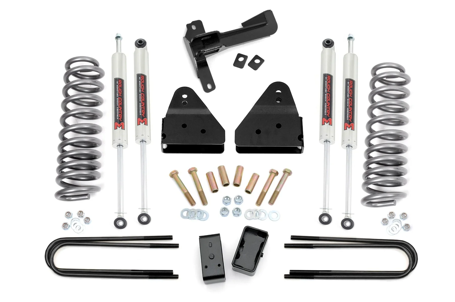 Rough Country 3 Inch Lift Kit FR Springs M1 Fits Ford F-350 4WD 2005-2007