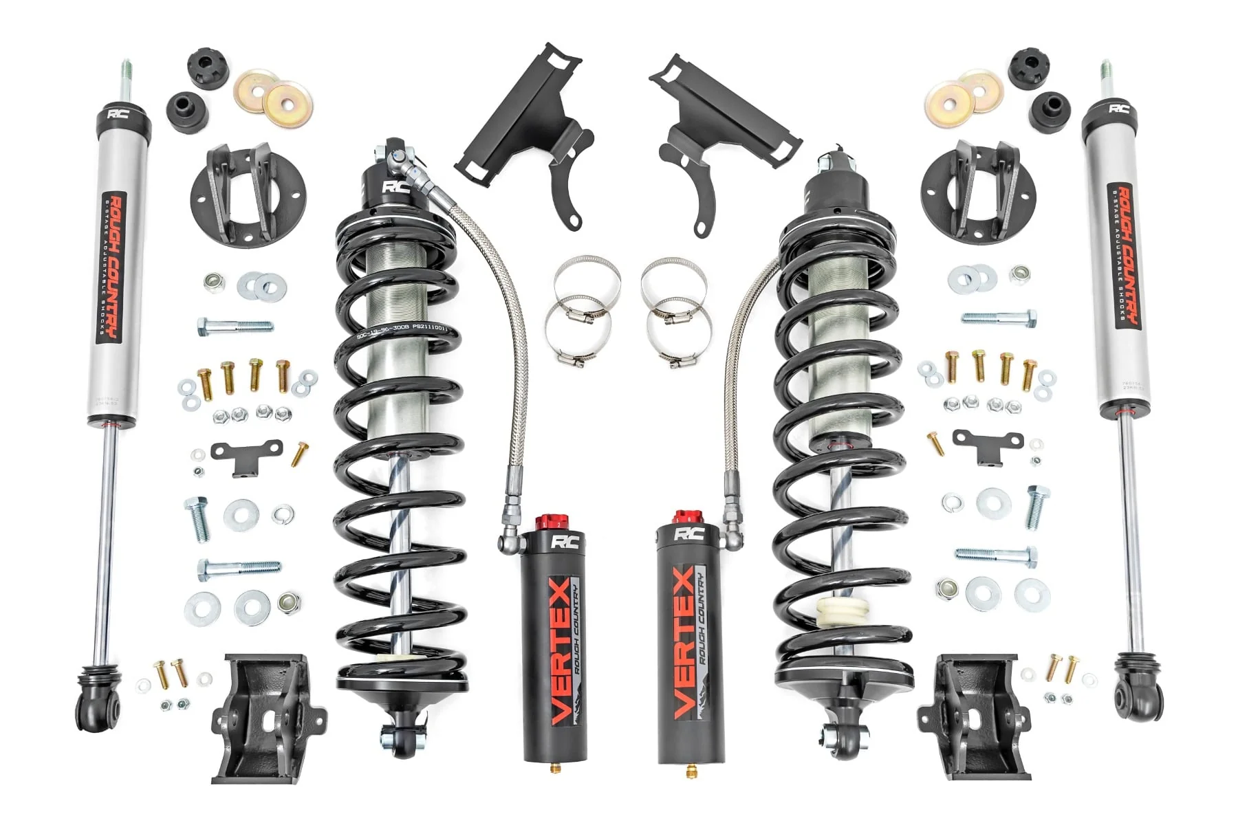 Rough Country 4.5 Inch Coilover Conversion Upgrade Kit Vertex/V2 Fits Ford F-350 4WD 2005-2022