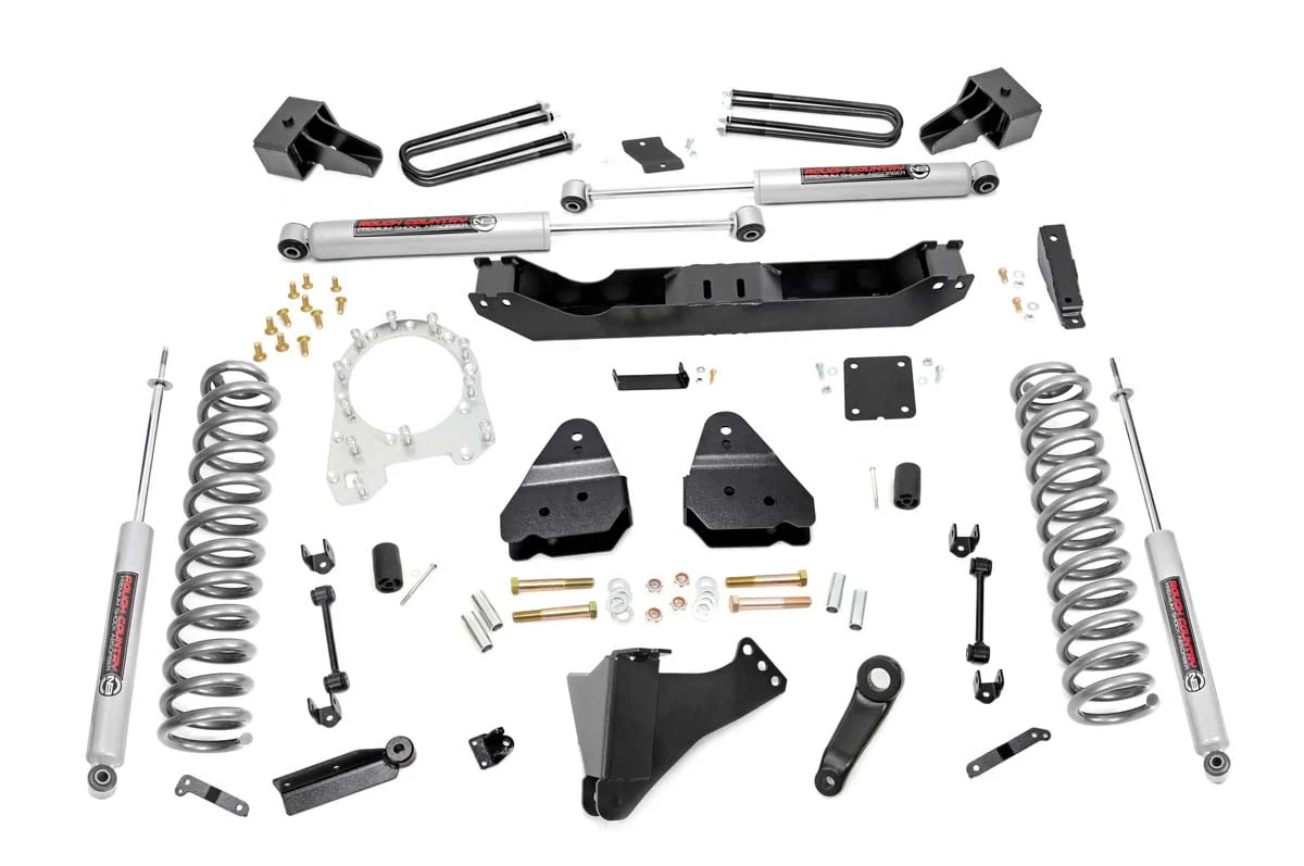 Rough Country 4.5 Inch Lift Kit Diesel Dually Fits Ford F-350 4WD 2017-2022