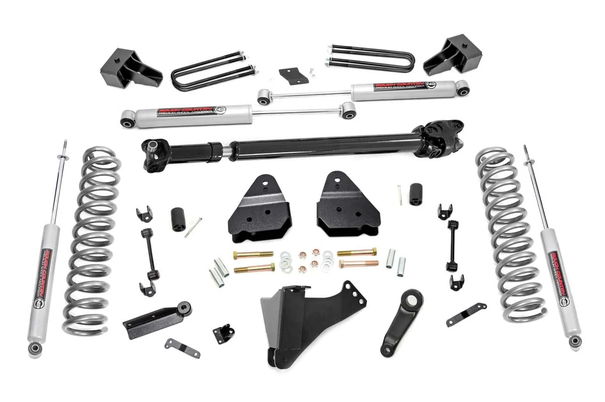Rough Country 4.5 Inch Lift Kit DRW FR Drive Shaft Fits Ford F-350 4WD 2017-2022