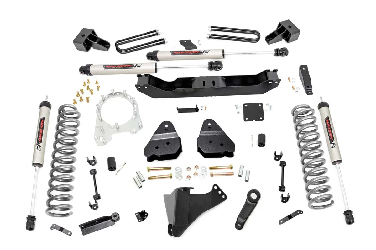 Rough Country 4.5 Inch Lift Kit Dually V2 Fits Ford F-350 4WD 2017-2022