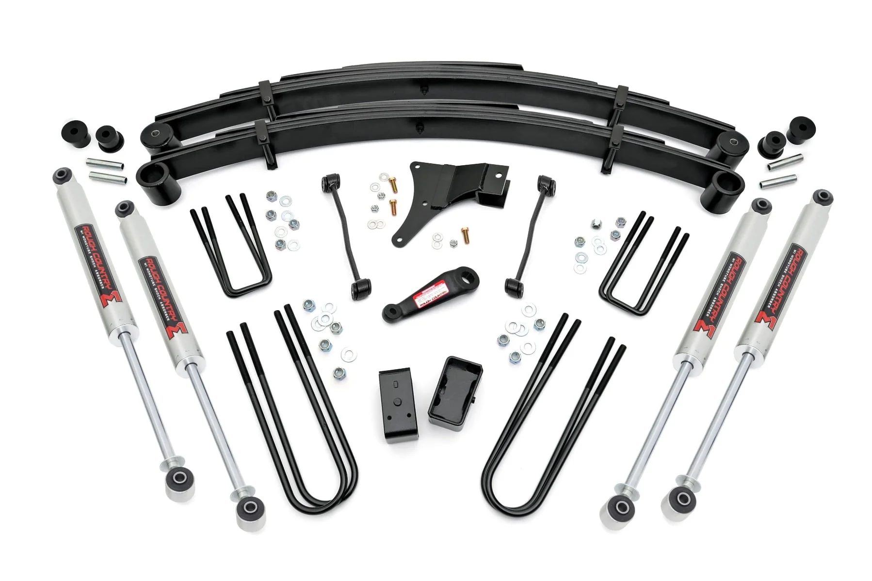 Rough Country 4 Inch Lift Kit Rear Blocks M1 Fits Ford F-350 4WD 1999