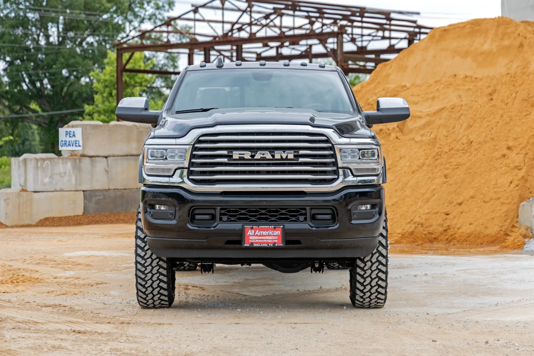 Rough Country 5 Inch Lift Kit Diesel AISIN Fits Dodge Ram 3500 4WD 2019-2023 - Image 2