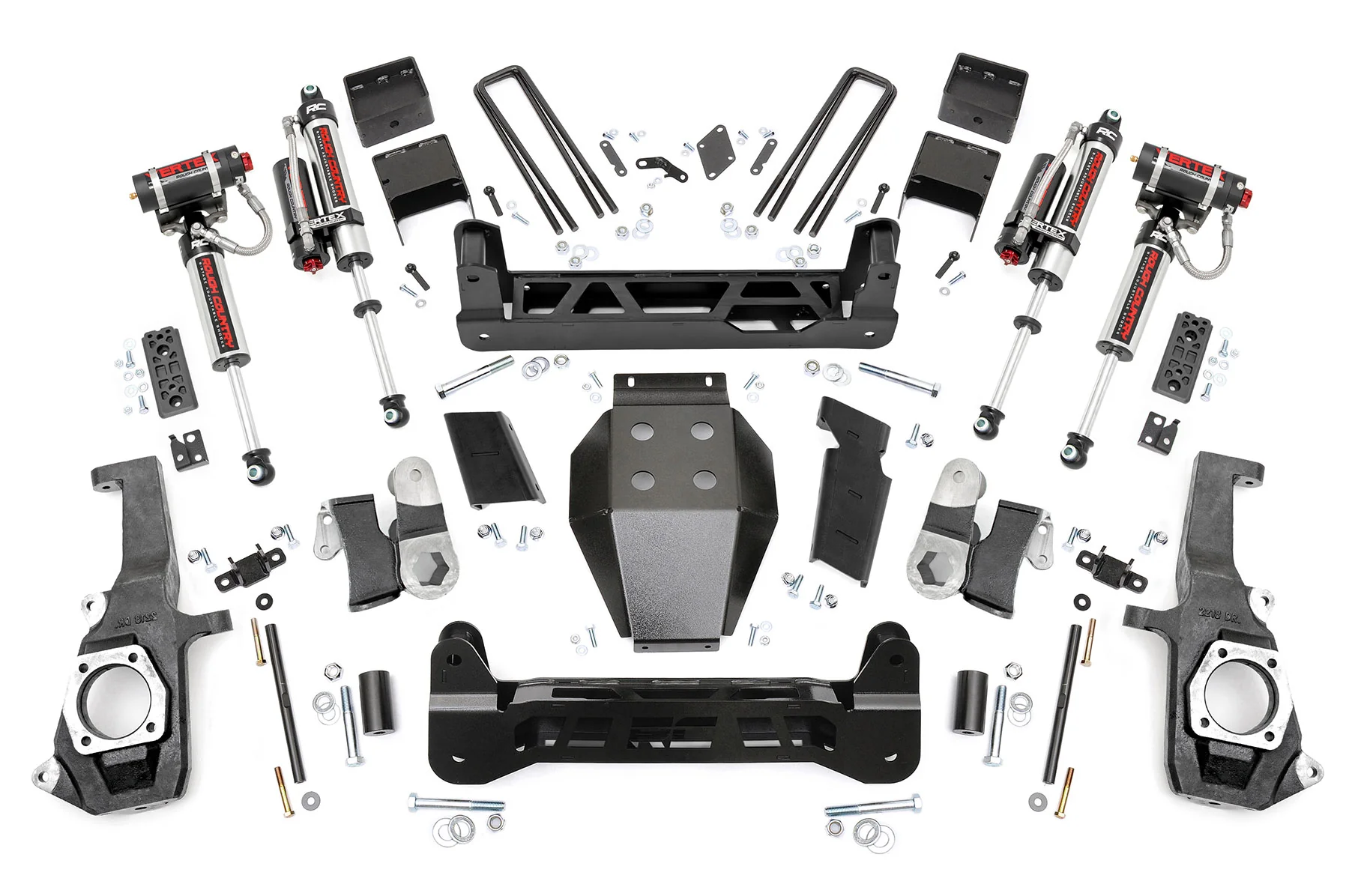 Rough Country 5 Inch Lift Kit NTD Vertex Fits Chevrolet/GMC 3500 2/4WD 2011-2019