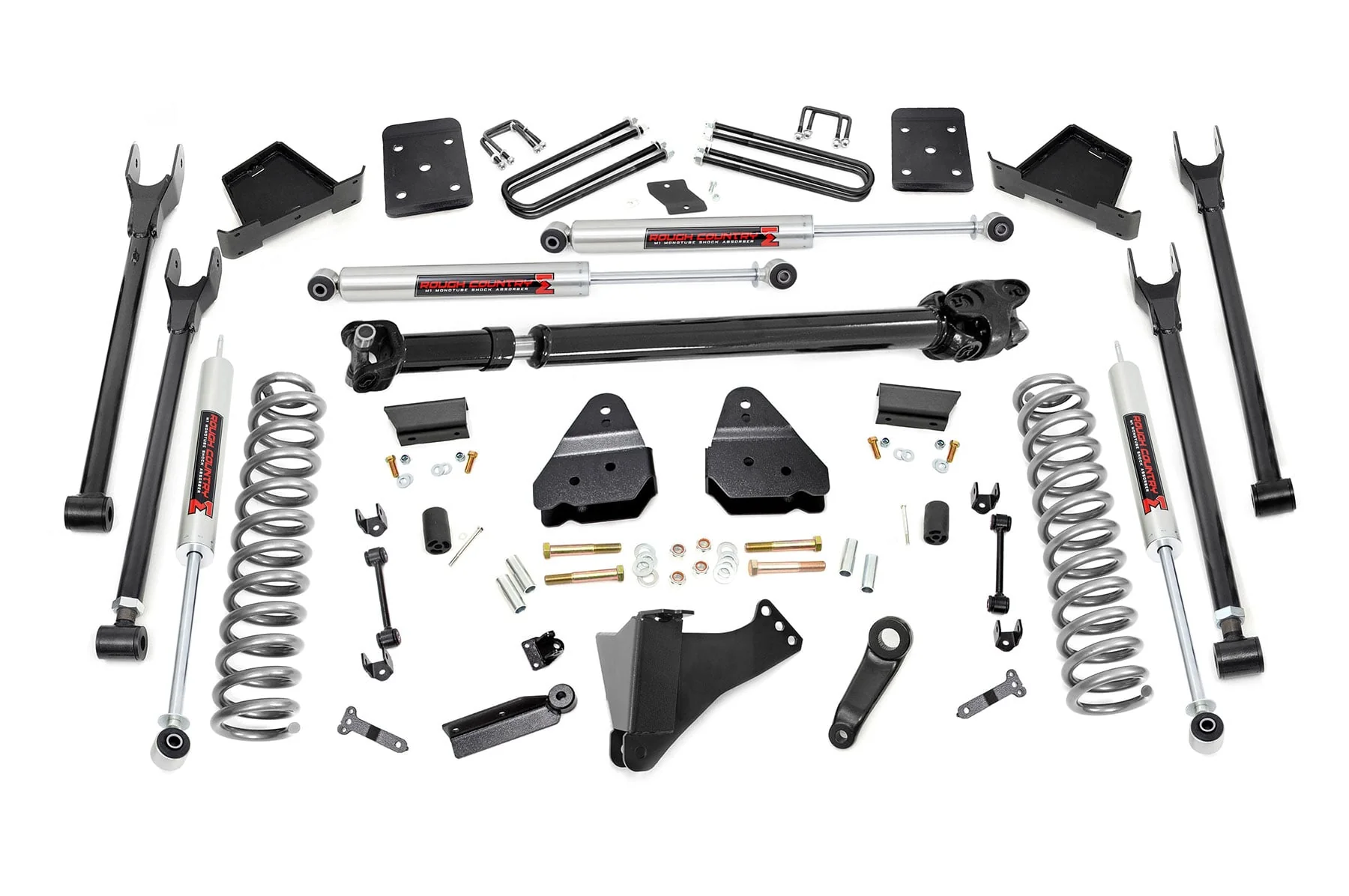 Rough Country 6 Inch Lift Kit 4-Link OVLD M1 Fits Ford F-350 4WD 2017-2022