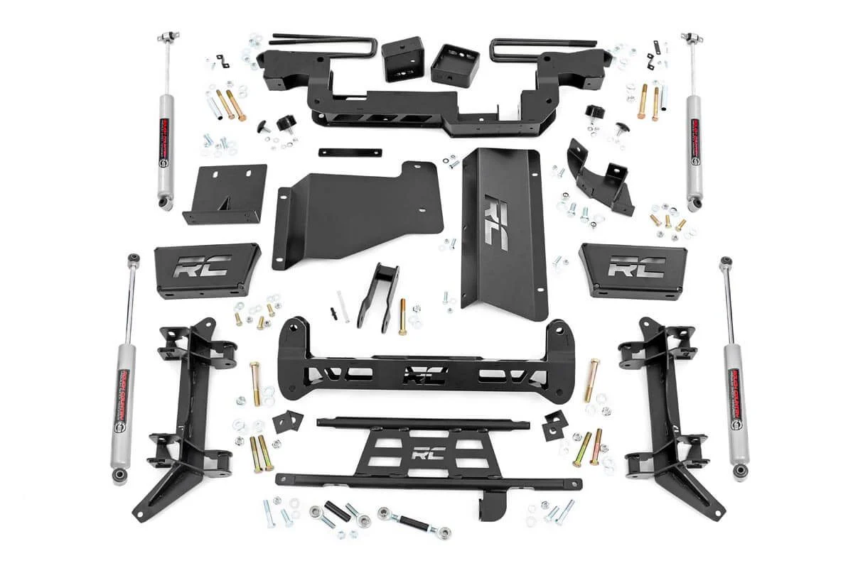 Rough Country 6 Inch Lift Kit 8-Lug Fits Chevrolet 3500 4WD 1988-2000