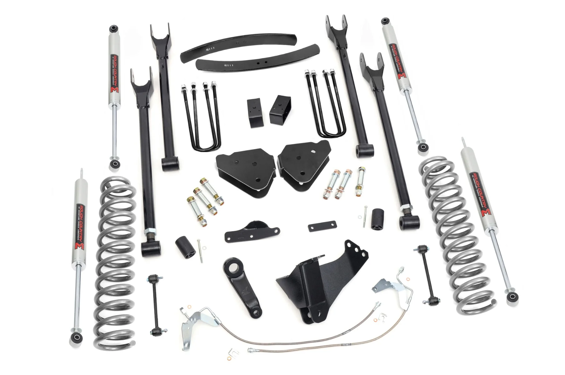 Rough Country 6 Inch Lift Kit Diesel 4 Link M1 Fits Ford F-350 4WD 2008-2010