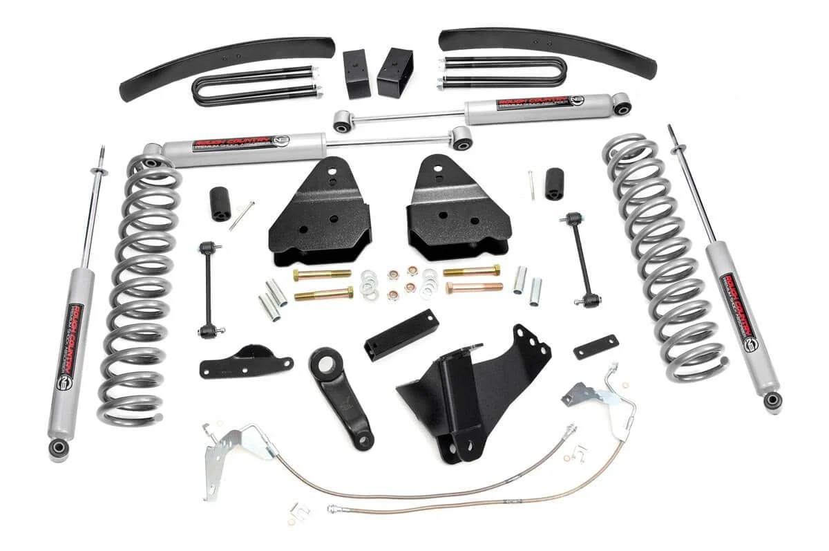 Rough Country 6 Inch Lift Kit Diesel Fits Ford F-350 4WD 2008-2010 - Image 3