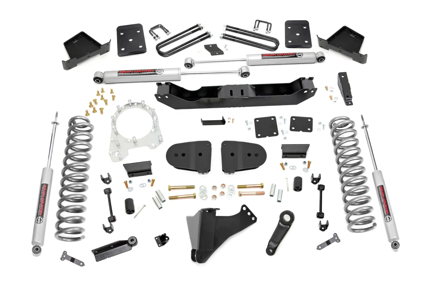 Rough Country 6 Inch Lift Kit Diesel No OVLD Fits Ford F-350 4WD 2023