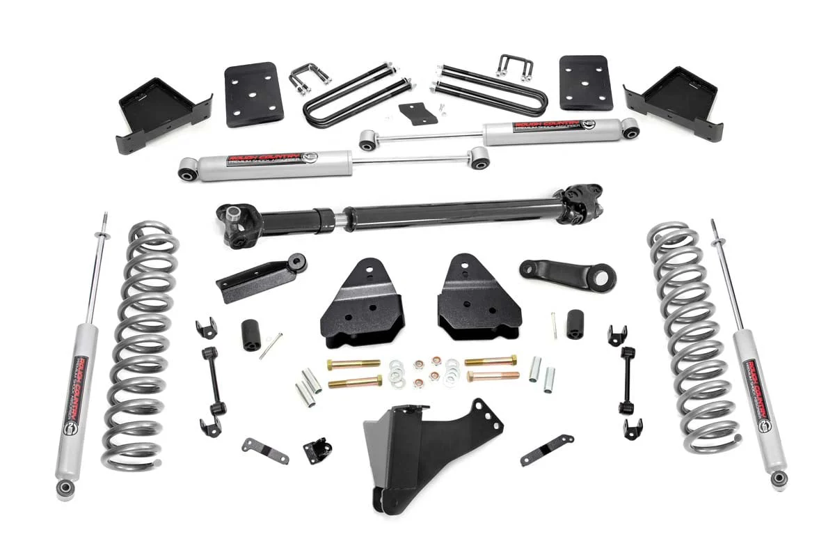 Rough Country 6 Inch Lift Kit Diesel OVLD D/S Fits Ford F-350 4WD 2017-2022