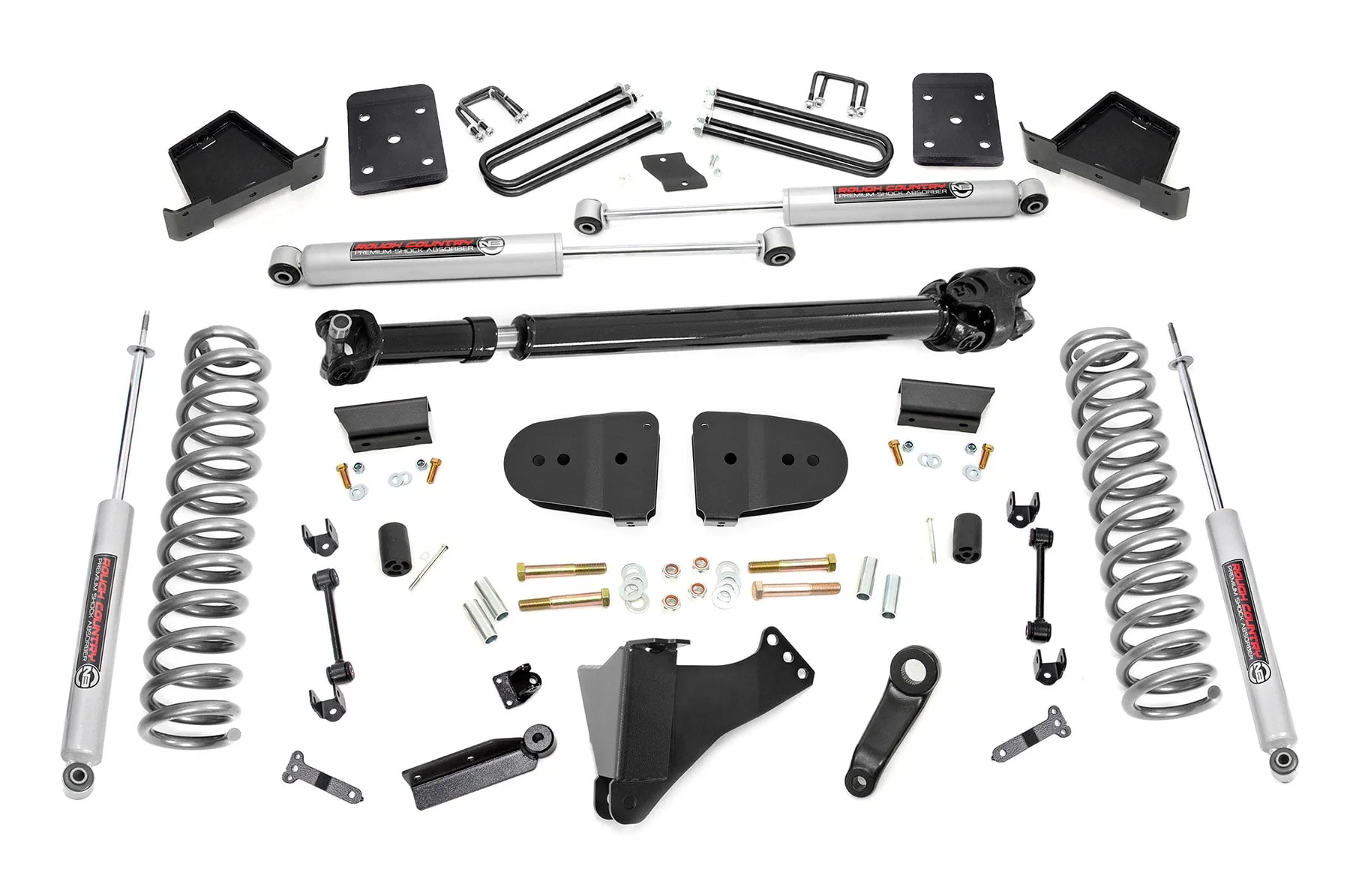 Rough Country 6 Inch Lift Kit Diesel OVLD D/S Fits Ford F-350 4WD 2023
