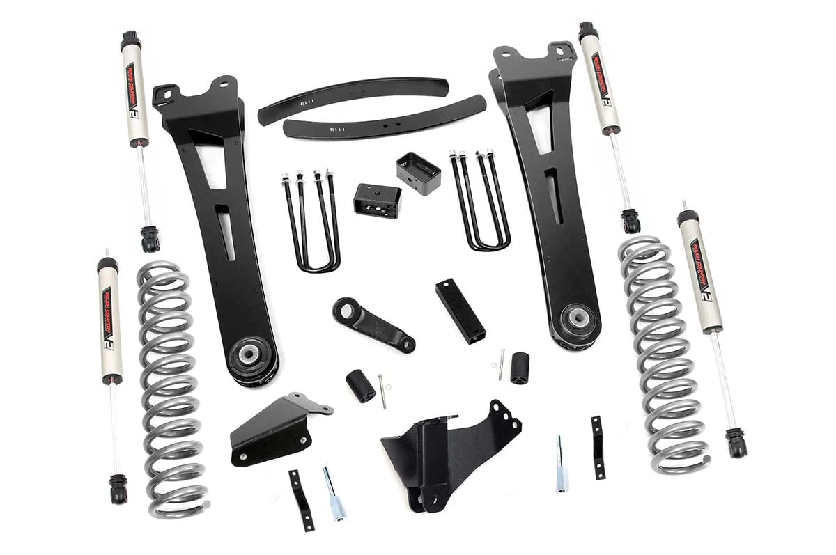 Rough Country 6 Inch Lift Kit Diesel Radius Arm V2 Fits Ford F-350 4WD 2005-2007