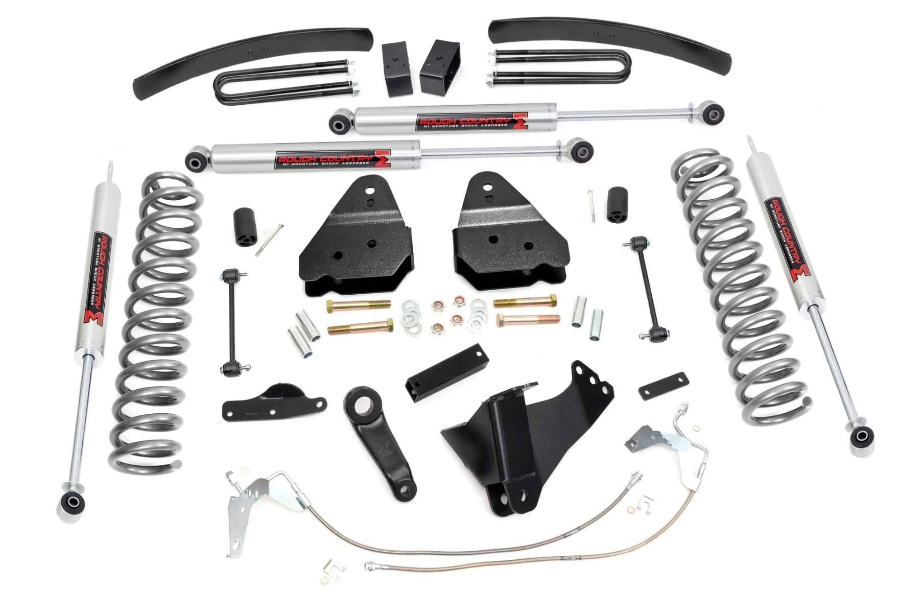 Rough Country 6 Inch Lift Kit Gas M1 Fits Ford F-350 4WD 2008-2010