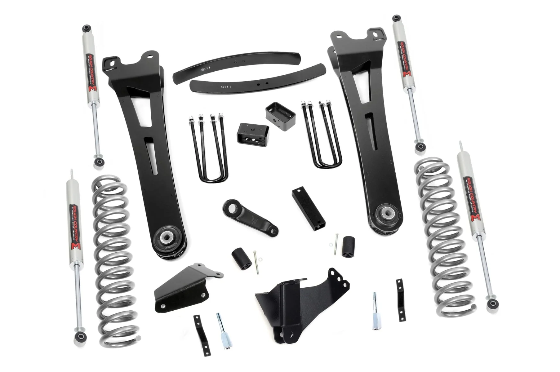 Rough Country 6 Inch Lift Kit Gas Radius Arm M1 Fits Ford F-350 4WD 2005-2007