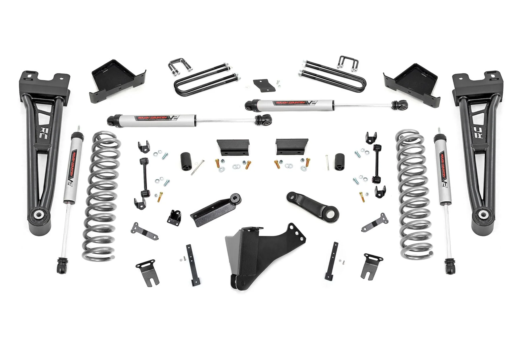 Rough Country 6 Inch Lift Kit Radius Arm M1 Fits Ford F-350 4WD 2023-2024