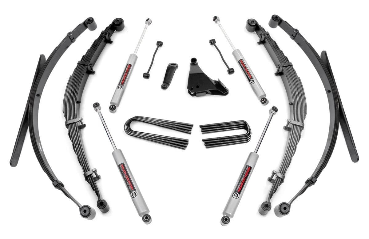 Rough Country 6 Inch Lift Kit Rear Springs Fits Ford F-350 4WD 1999