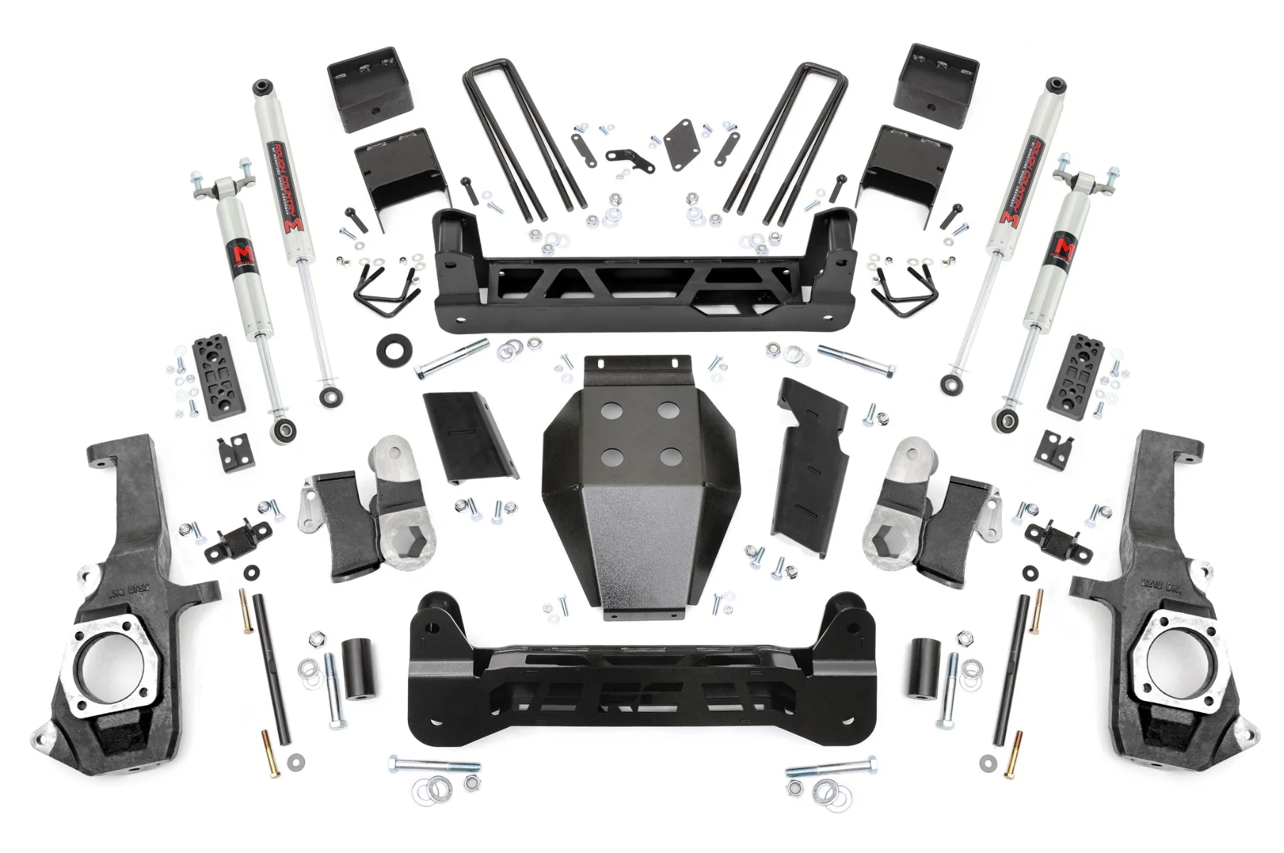 Rough Country 7.5 Inch Lift Kit NTD M1 Fits Chevrolet/GMC 3500 2/4WD 2011-2019