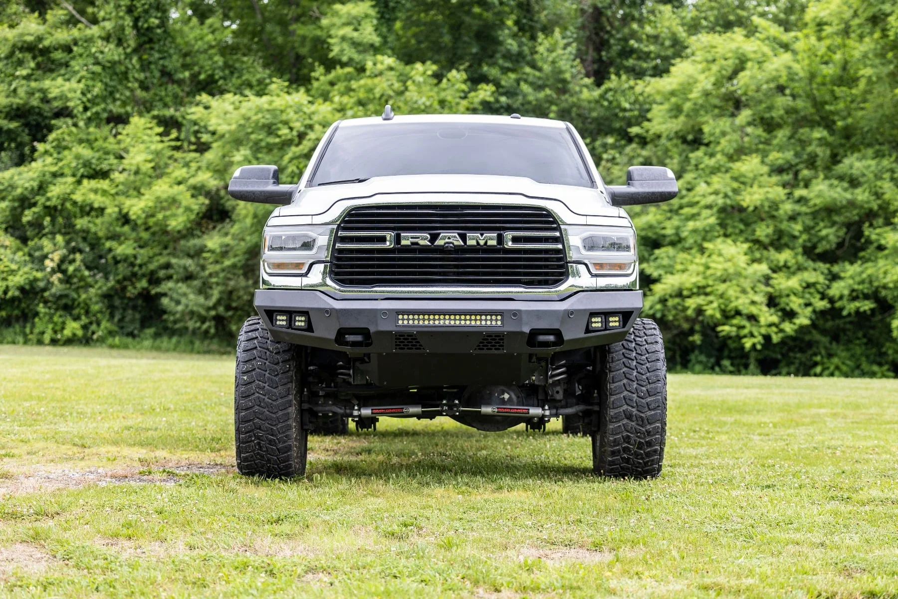 Rough Country N3 Steering Stabilizer Dual 2.5-8 Inch Lift Fits Dodge Ram 3500 4WD 2013-2025 - Image 2