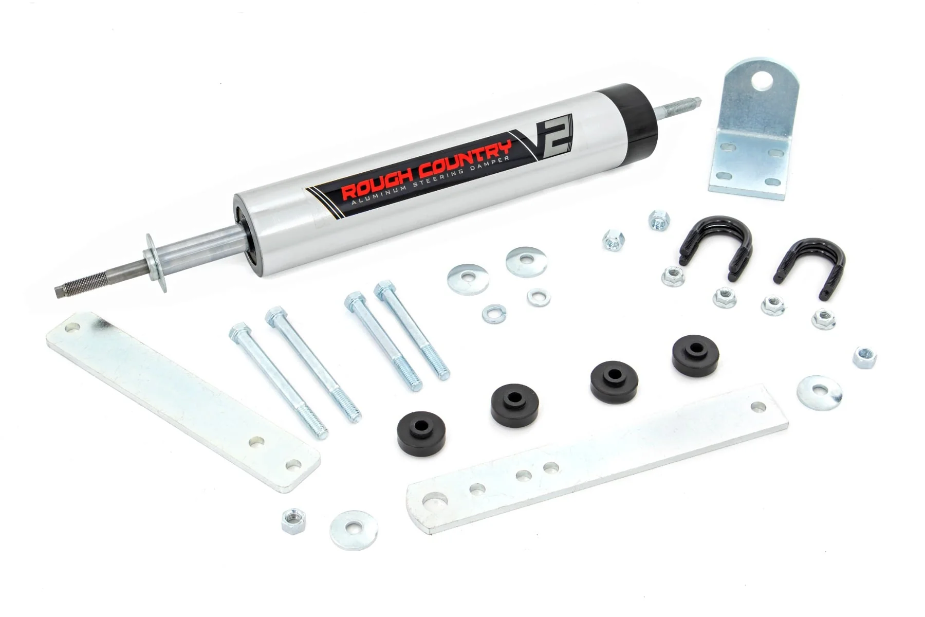 Rough Country V2 Steering Stabilizer Fits Ford F-350 2WD 1980-1996 / Ford F-350 4WD 1980-1985